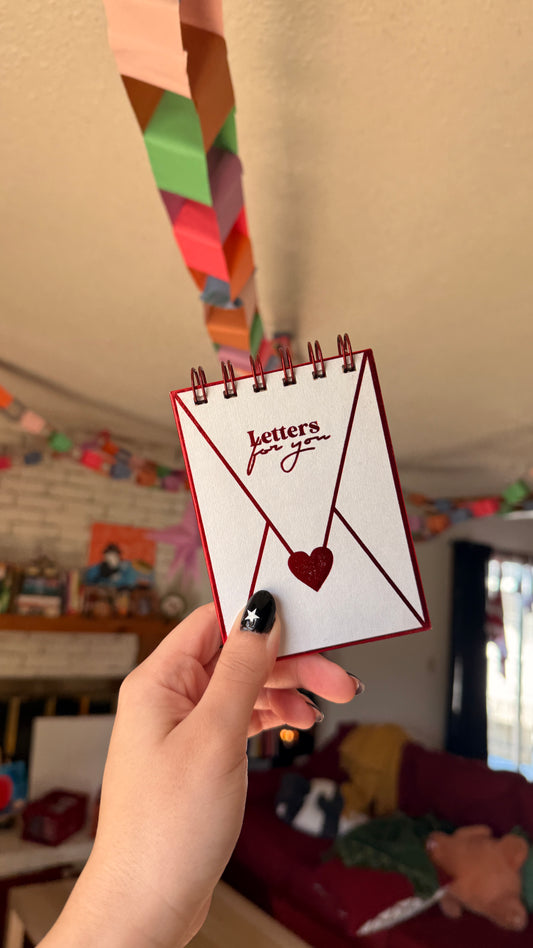 Scrapbook álbum + stickers - Letters for you