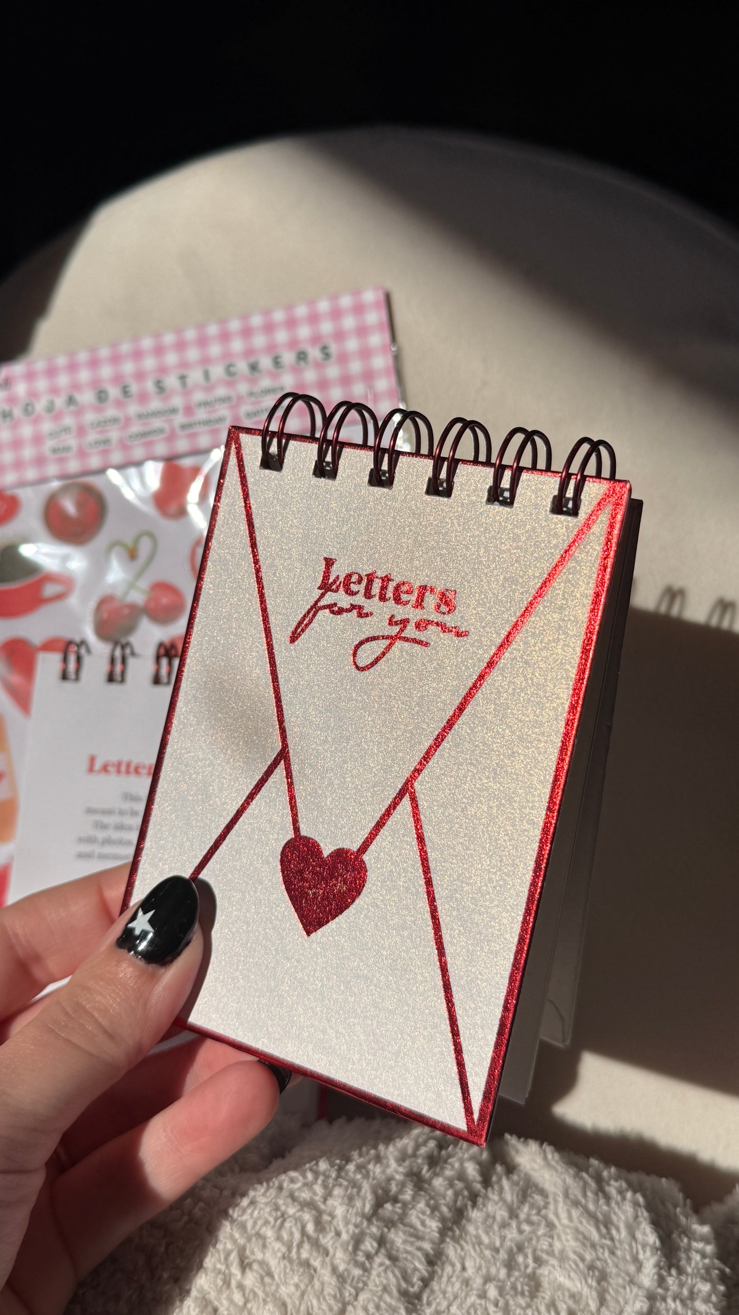 Scrapbook álbum + stickers - Letters for you